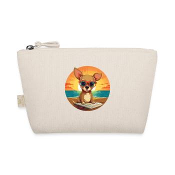Chihuahua Chien Mignon Drôle Dessin Animé Kawaii Livre Plage - Trousse biologique - nature - Devant