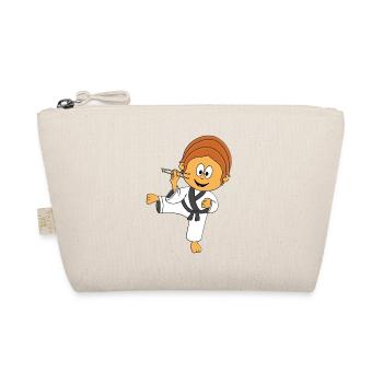 JUNGE - FLIEGENFÄNGER - KARATE - STÄBCHEN - FLIEGE - Bio-Täschchen - Natur - Vorne