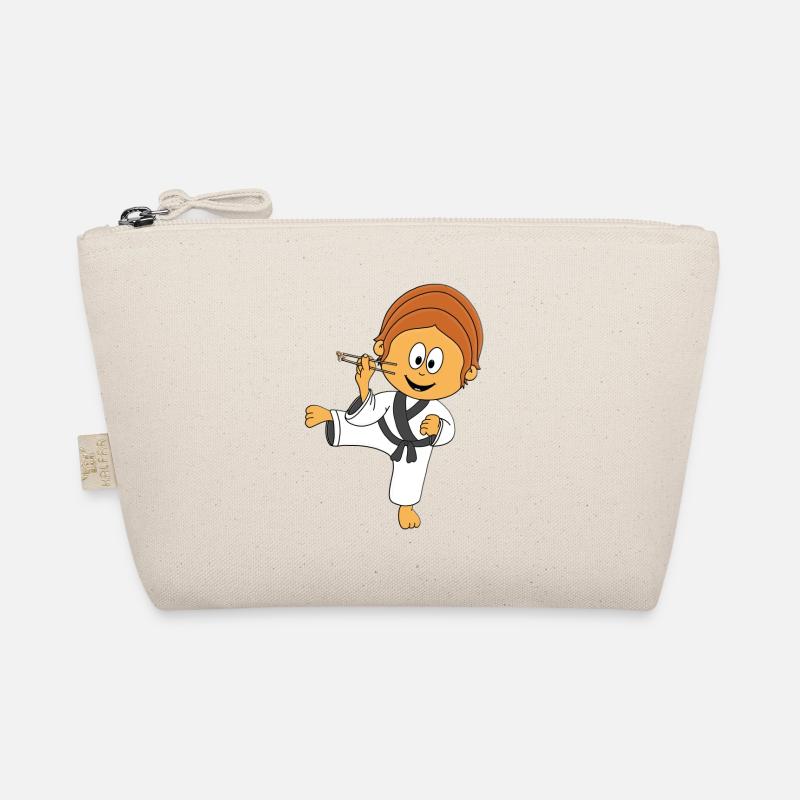 JUNGE - FLIEGENFÄNGER - KARATE - STÄBCHEN - FLIEGE Bio-Täschchen