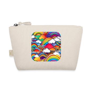 Good mood rainbows with clouds - Organic Pouch - nature - Front