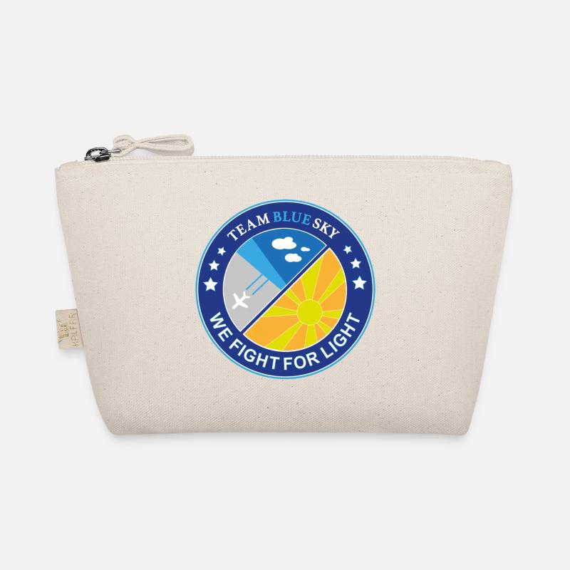 Sonnenliebhaber-Abzeichen Team Blauer Himmel Licht-Krieger-Emblem Bio-Täschchen
