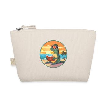 Iguane Mignon Drôle Dessin Animé Kawaii Livre Plage - Trousse biologique - nature - Devant