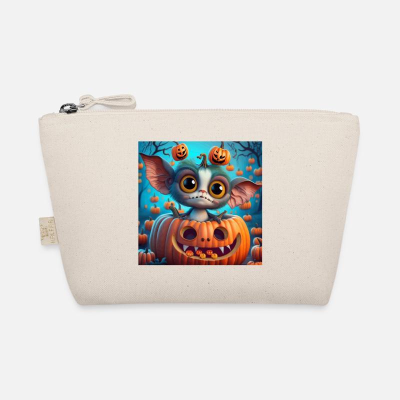 Petite Créature de Halloween dans Citrouille Trousse biologique