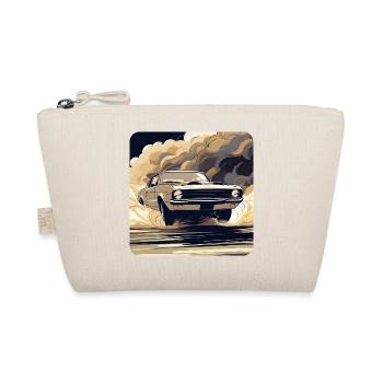Oldtimer Drift Auto Turbo Rallye mit Rauch - Bio-Täschchen - Natur - Vorne