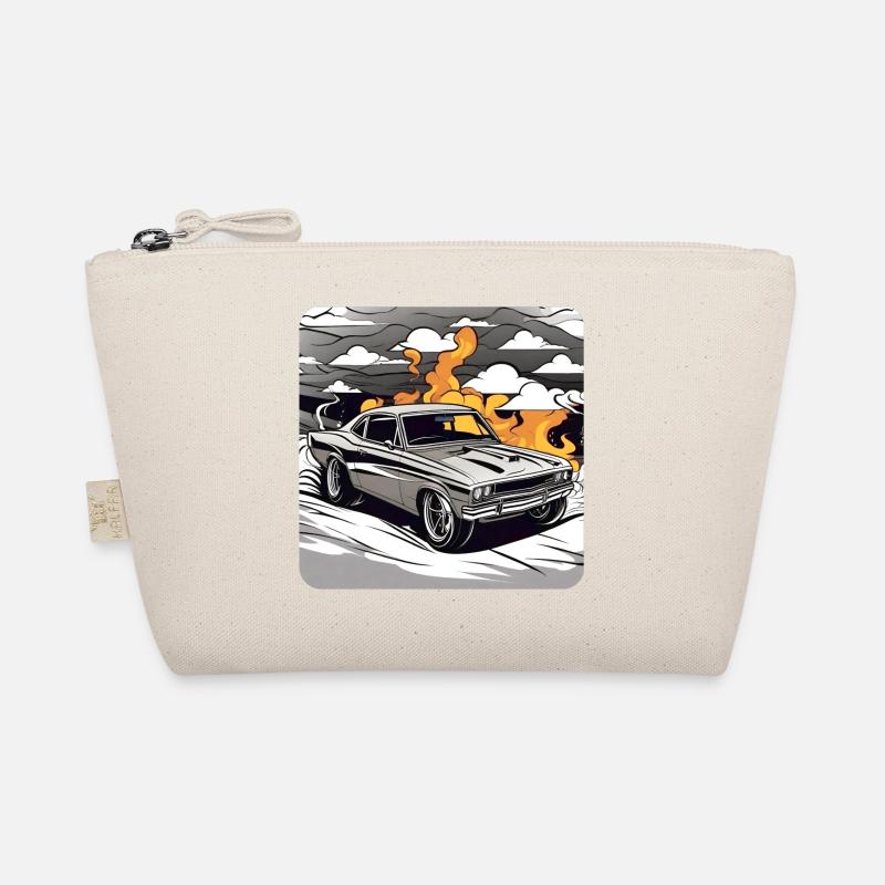 Oldtimer Drift Auto Turbo Rallye mit Feuer Bio-Täschchen