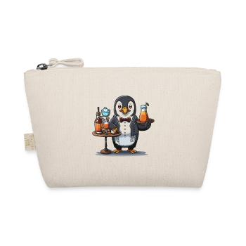 Pinguine gießen - Bio-Täschchen - Natur - Vorne