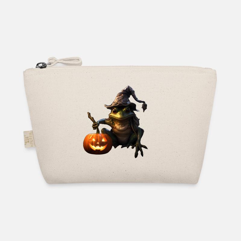 Halloween Witch Toad Organic Pouch