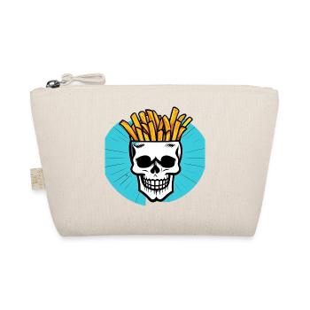 Totenkopf Pommes - Bio-Täschchen - Natur - Vorne