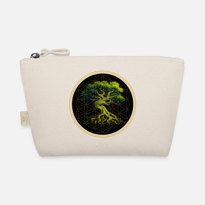 Weltenbaum Yggdrasil Weltesche Logo - Bio-Täschchen - Natur