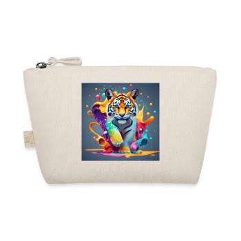 colorful lion - Organic Pouch - nature - Front