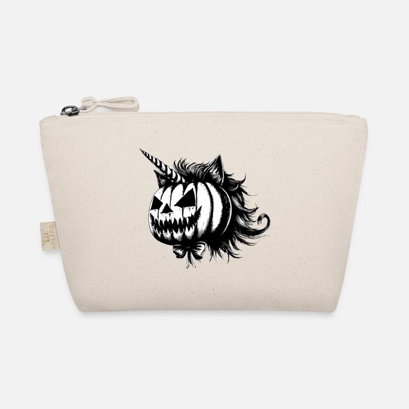 Halloween Einhorn Katze Bio-Täschchen
