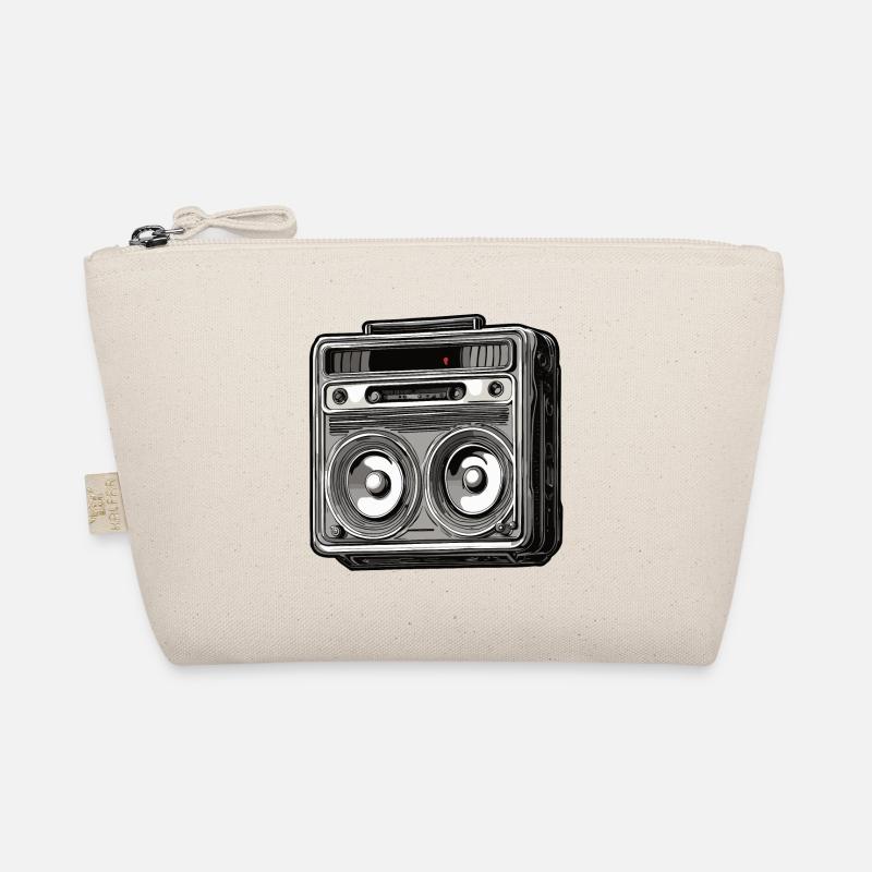 Radio / Analog / Musik / Frequenz / Lautsprecher Bio-Täschchen