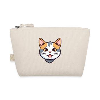 American Wirehair Cat Cartoon Watercolor Clipart - Organic Pouch - nature - Front