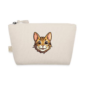 Illustration aquarelle de bande dessinée de chat du Bengale - Trousse biologique - nature - Devant