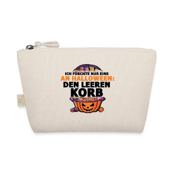 Halloween Print für mehr Süßes - Bio-Täschchen - Natur - Vorne