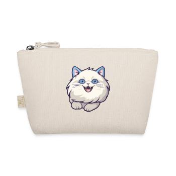Ragdoll Katze Cartoon Aquarell Illustration - Bio-Täschchen - Natur - Vorne