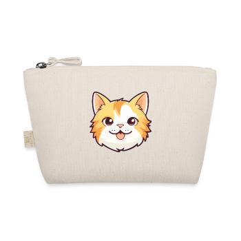 Hauskatze Cartoon Aquarell Illustration - Bio-Täschchen - Natur - Vorne
