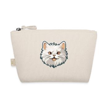 Sibirische Katze Karikatur Aquarell Illustration - Bio-Täschchen - Natur - Vorne