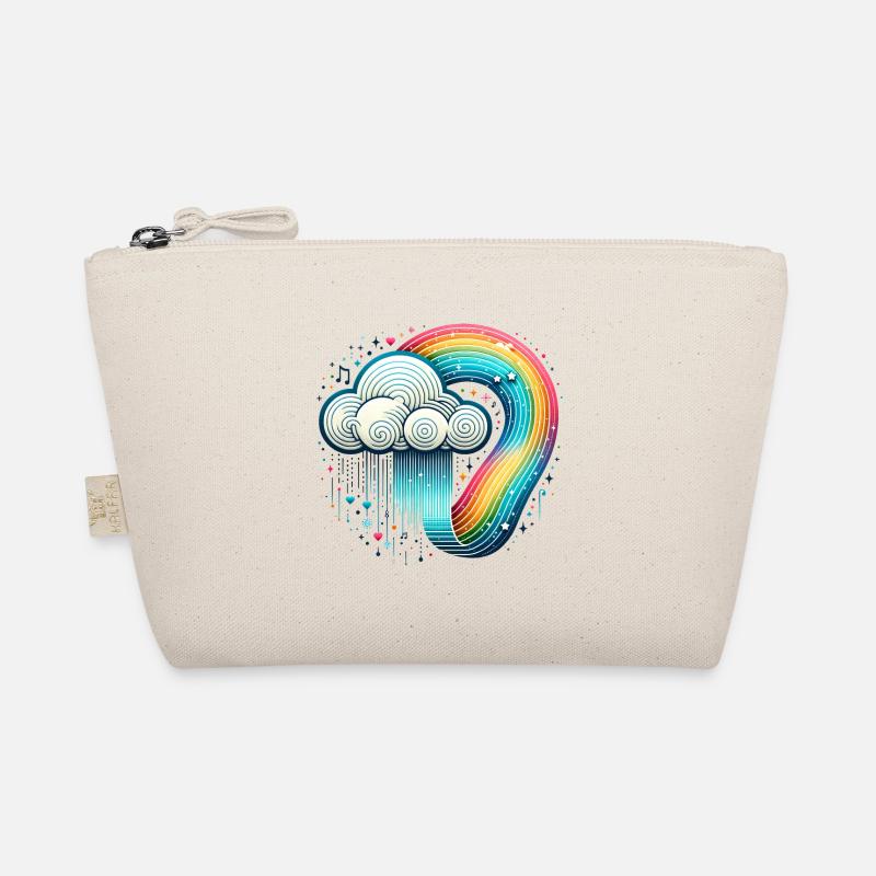 Regenbogen Wolke Bio-Täschchen