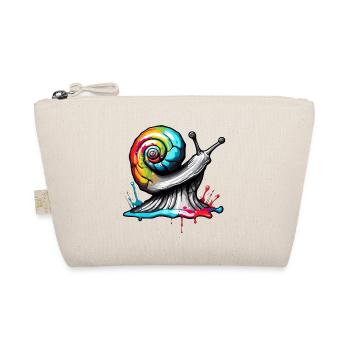 Snail / Animal / Crawling / Slimy / Slow - Organic Pouch - nature - Front