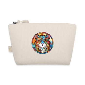 Illustration d’aquarelle colorée American Curl Cat - Trousse biologique - nature - Devant