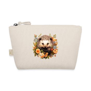Igel cottagecore - Bio-Täschchen - Natur - Vorne