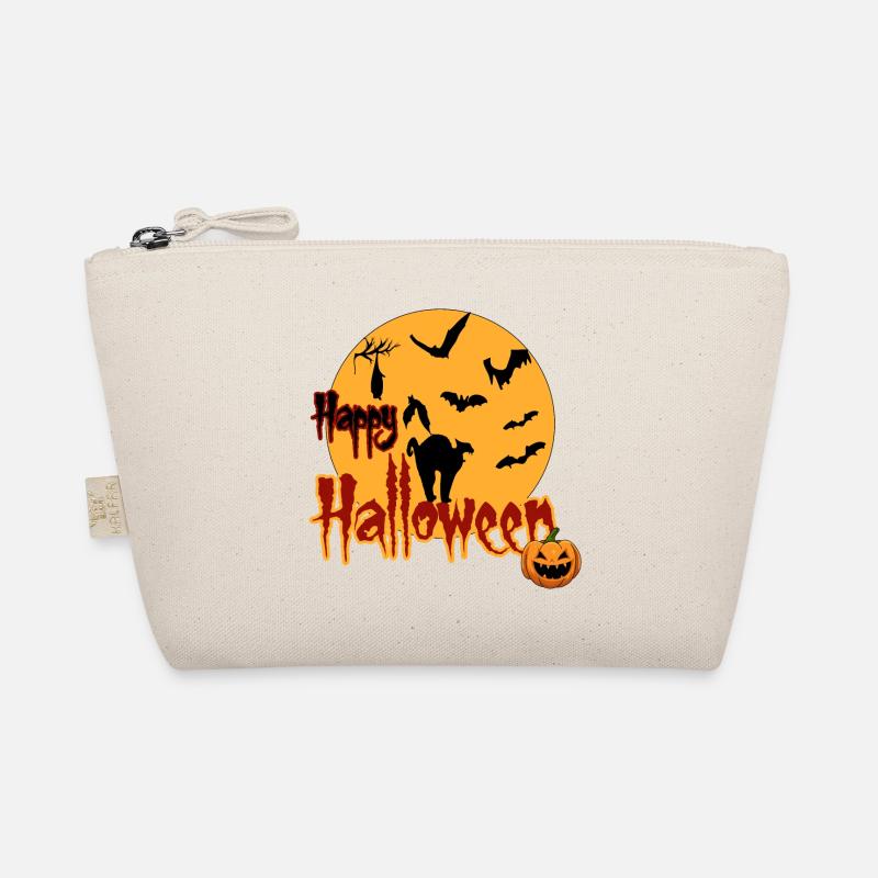 Joyeux Halloween Chat de la Pleine Lune Trousse biologique