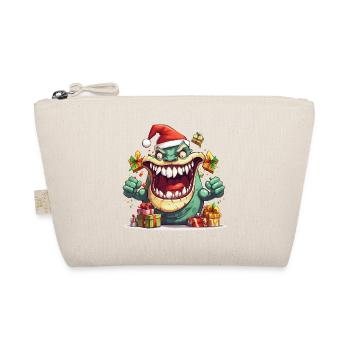 Christmas Gifts Monster Funny Humor Ugly - Organic Pouch - nature - Front