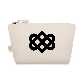 Multicolor Abstract Floral Illustration - Organic Pouch - nature - Front