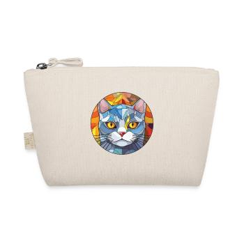 Chat d’argent britannique coloré aquarelle pour animaux de compagnie Cartoon - Trousse biologique - nature - Devant