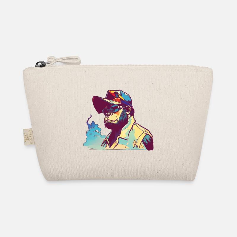 Gorilla with Shades Organic Pouch