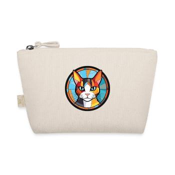 Japanische Bobtail-Katze Bunte Aquarell-Karikatur - Bio-Täschchen - Natur - Vorne
