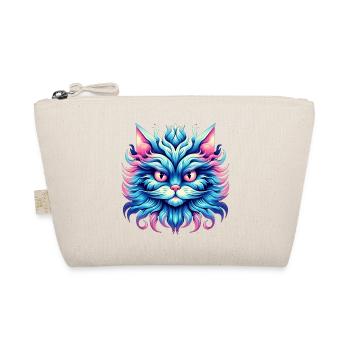 Psychedelic Cat Perso - Organic Pouch - nature - Front