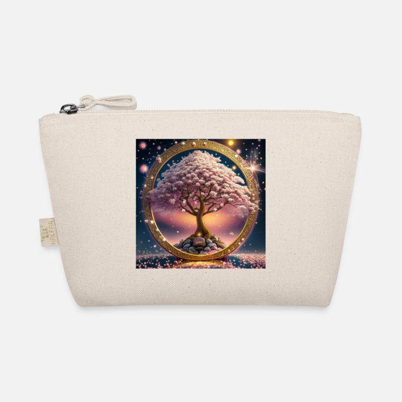 china tree pink leaves Organic Pouch