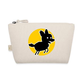 Loup – Motif de la nature sauvage et déclaration sur le bien-être animal - Trousse biologique - nature - Devant
