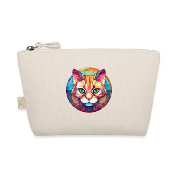Singapura Katze bunte Aquarell-Haustier-Illustration - Bio-Täschchen - Natur - Vorne