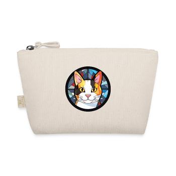Japanische Bobtail-Katze Bunte Aquarell-Karikatur - Bio-Täschchen - Natur - Vorne