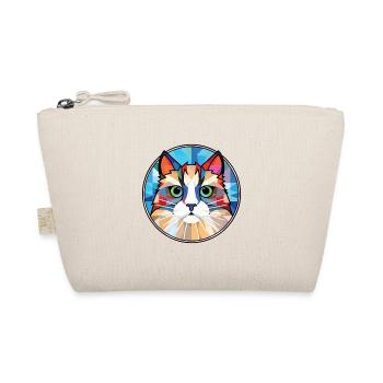 Ragdoll Katze Rasse bunte Aquarell Illustration - Bio-Täschchen - Natur - Vorne