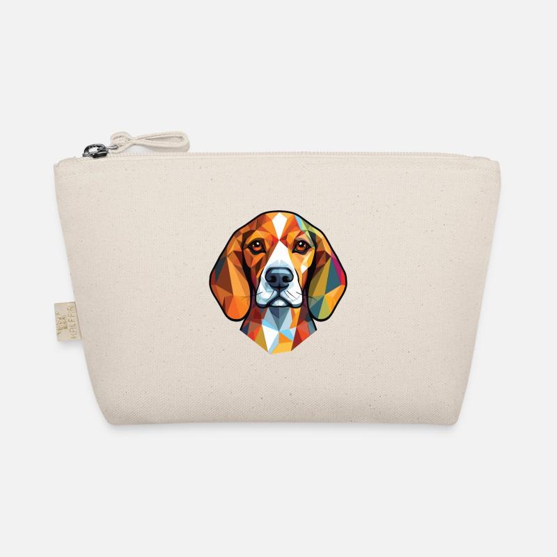 Beagle Kleiner Dufthund Hund Rasse Aquarell Bio-Täschchen