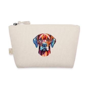 Broholmer Dog Breed Watercolor Glass Illustration - Organic Pouch - nature - Front