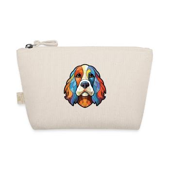 Briquet Griffon Vendéen race chien aquarelle verre - Trousse biologique - nature - Devant