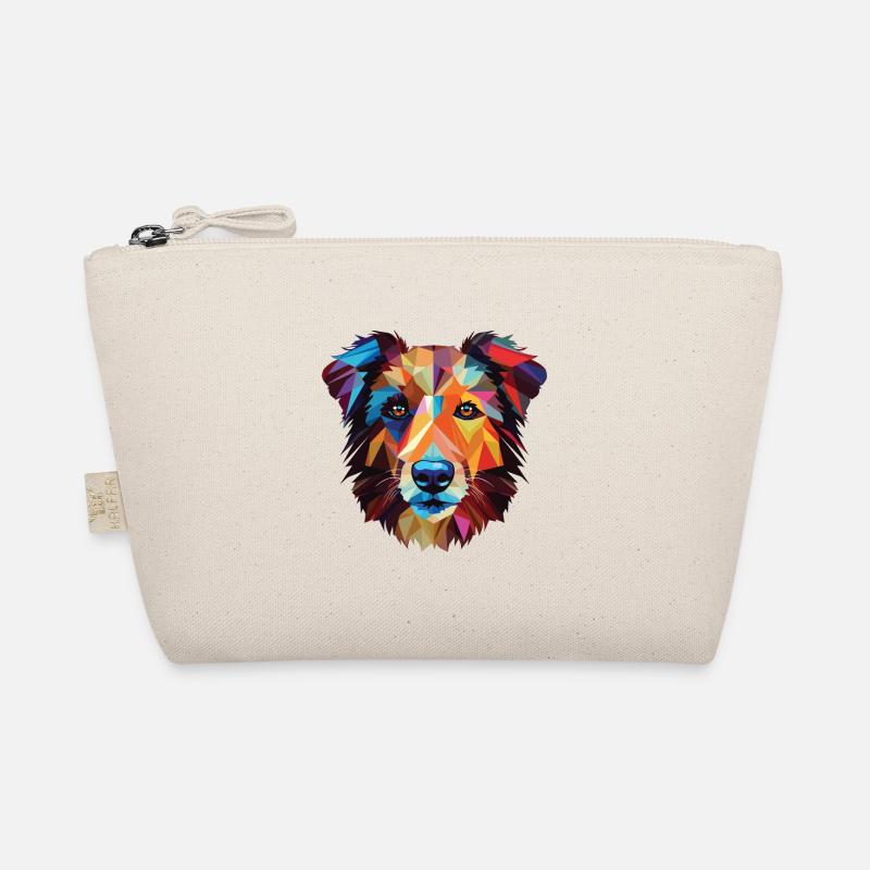 Kroatischer Schäferhund Hunderasse buntes Aquarell Bio-Täschchen