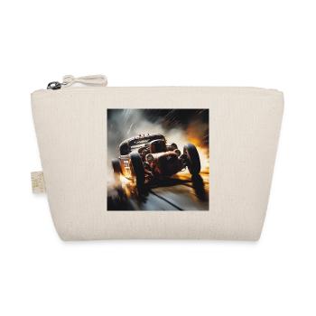 Rusty Hot Rod racing #3 - Organic Pouch - nature - Front