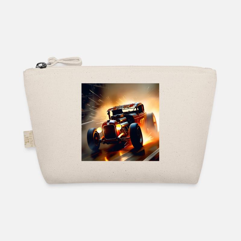 Rusty Hot Rod racing #7 Organic Pouch