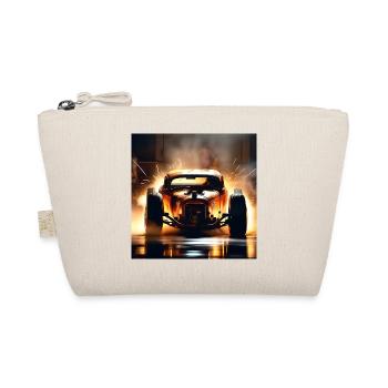 Rusty Hot Rod racing #6 - Organic Pouch - nature - Front