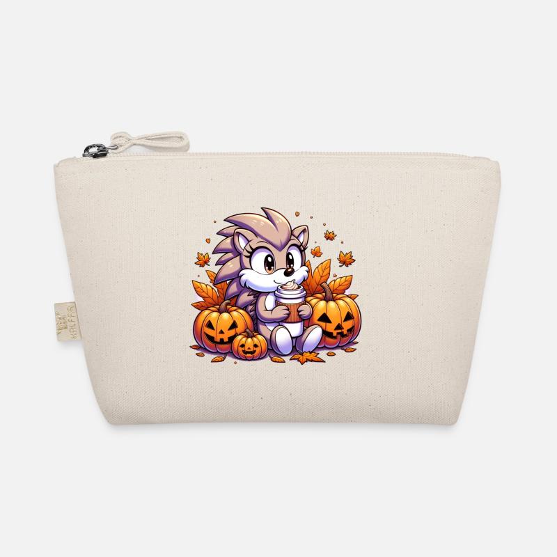 Hérisson boit Halloween Trousse biologique