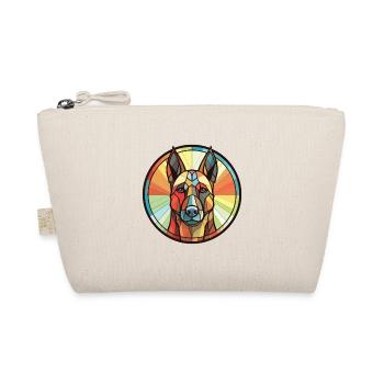 Illustration à l’aquarelle de race de chien Malinoi belge - Trousse biologique - nature - Devant
