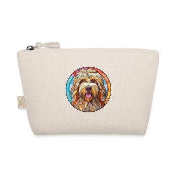 Bergamasco Schäferhund Hunderasse buntes Aquarell - Bio-Täschchen - Natur - Vorne