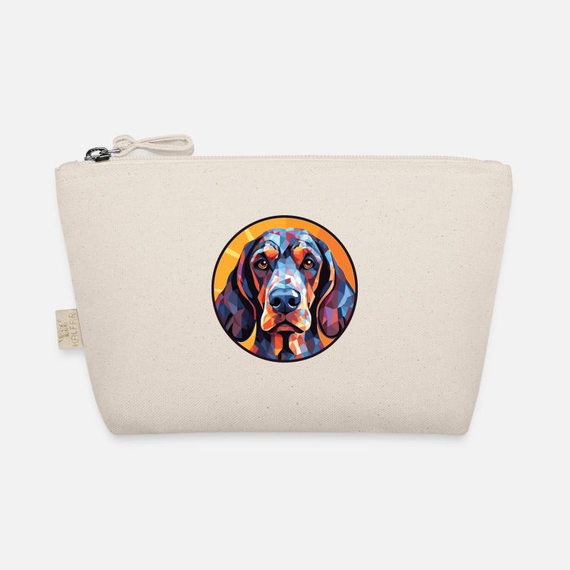 Bluetick Coonhound chien race aquarelle colorée Trousse biologique