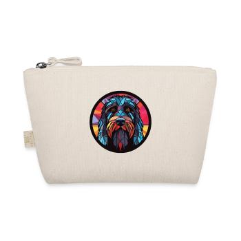 Terrier russe noir chien race verre aquarelle - Trousse biologique - nature - Devant